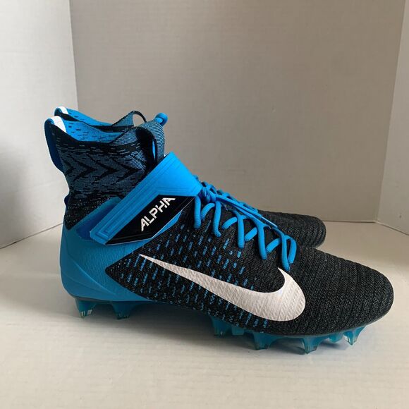 Nike Men's Size 15 Alpha Menace Elite 2 Flyknit Football Cleats Black BV2077-007 - Picture 2 of 16